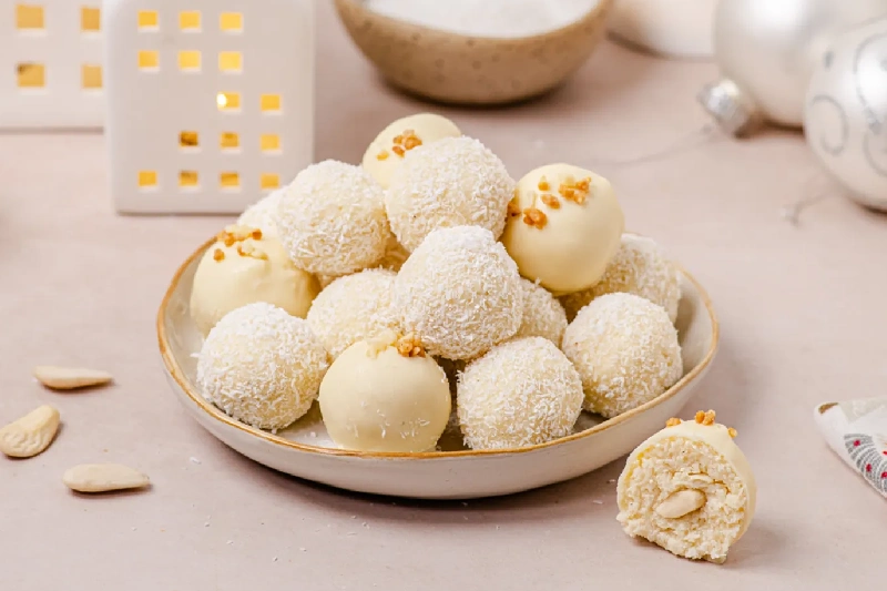 Kuglice od kokosa i bijele
čokolade